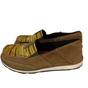 Ariat Women’s Brown Navajo  Print Loafer Size 7 New